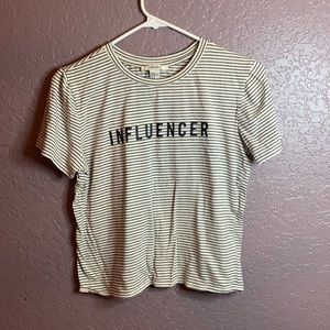 Influencer Cropped Tee